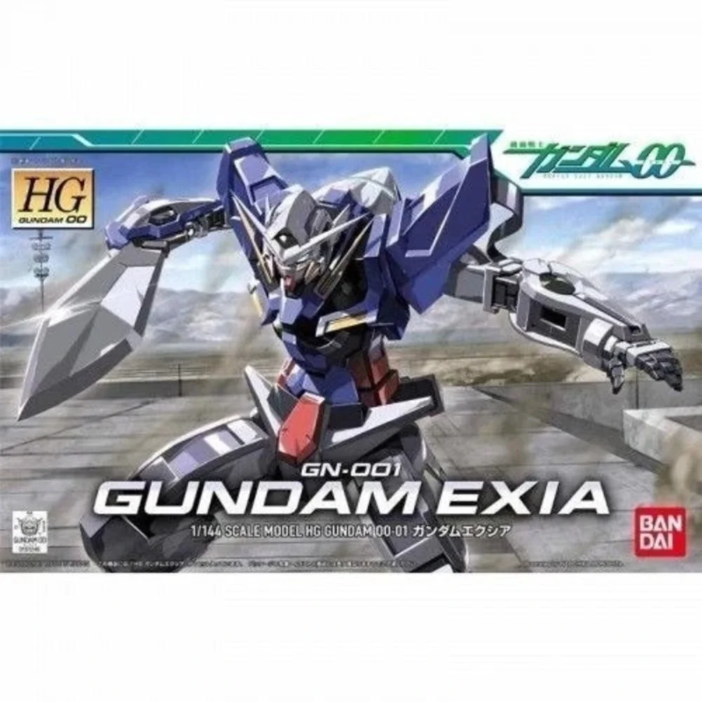 Set of 4 Bandai HG Gundam Model Kits Exia Wing Zero‎ Blazing